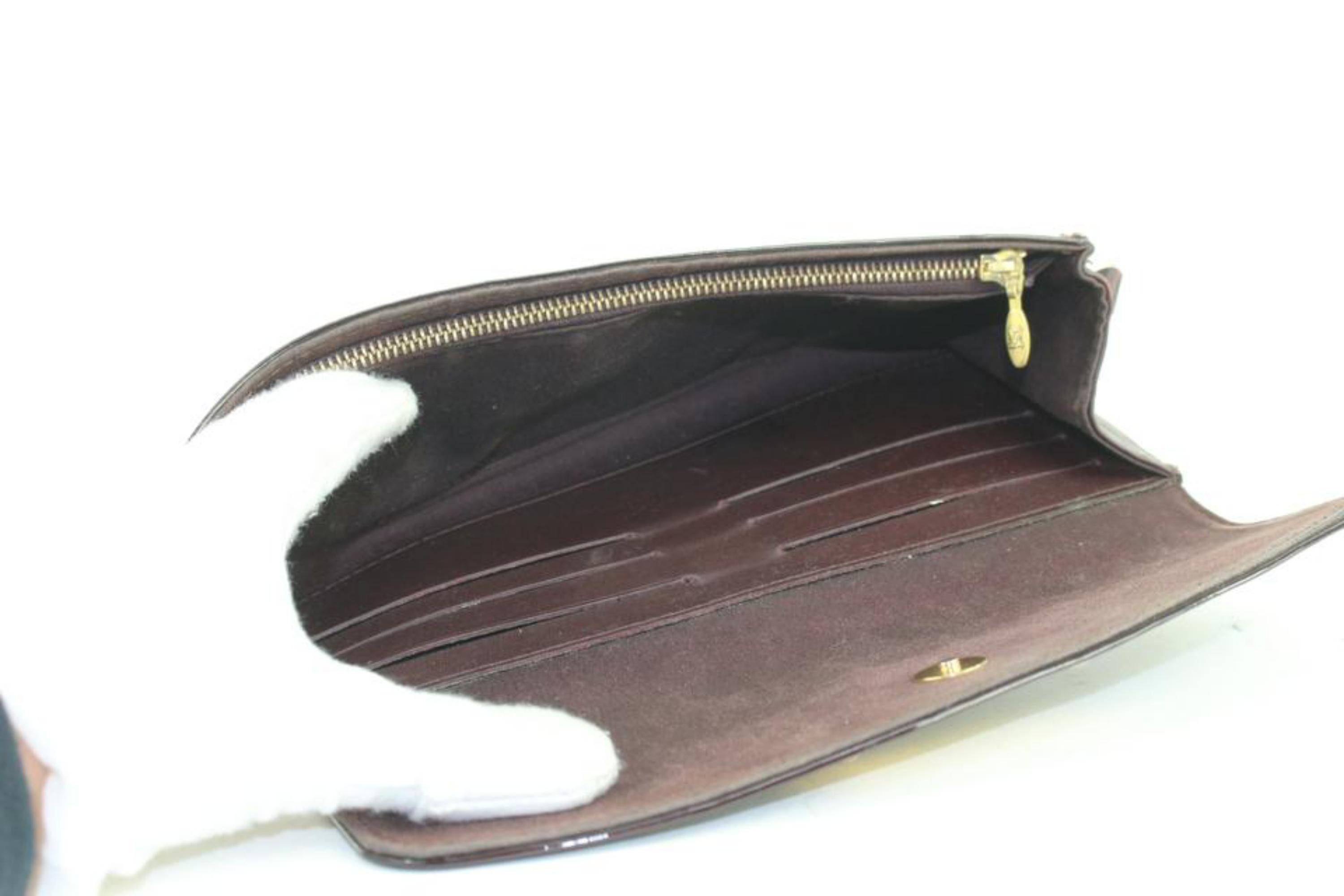 Louis Vuitton Amarante Monogram Vernis Sunset Boulevard Chain Bag 6LZ1026 For Sale 2