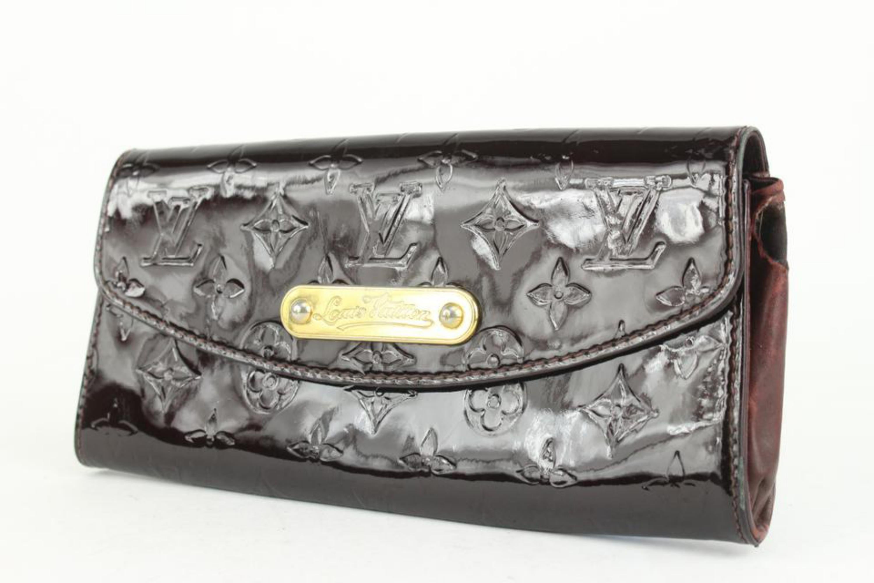Louis Vuitton Amarante Monogram Vernis Sunset Boulevard Chain Bag 6LZ1026 For Sale 4