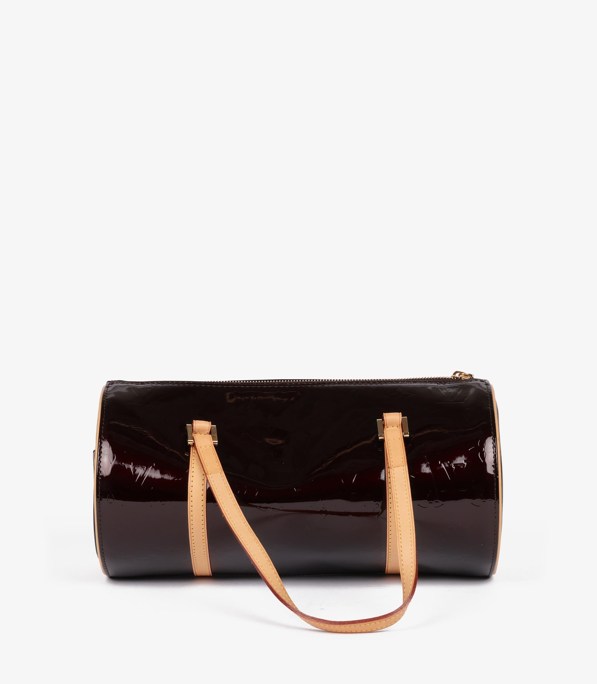 Louis Vuitton Amarante Monogram Vernis & Vachetta cuir Bedford Unisexe en vente
