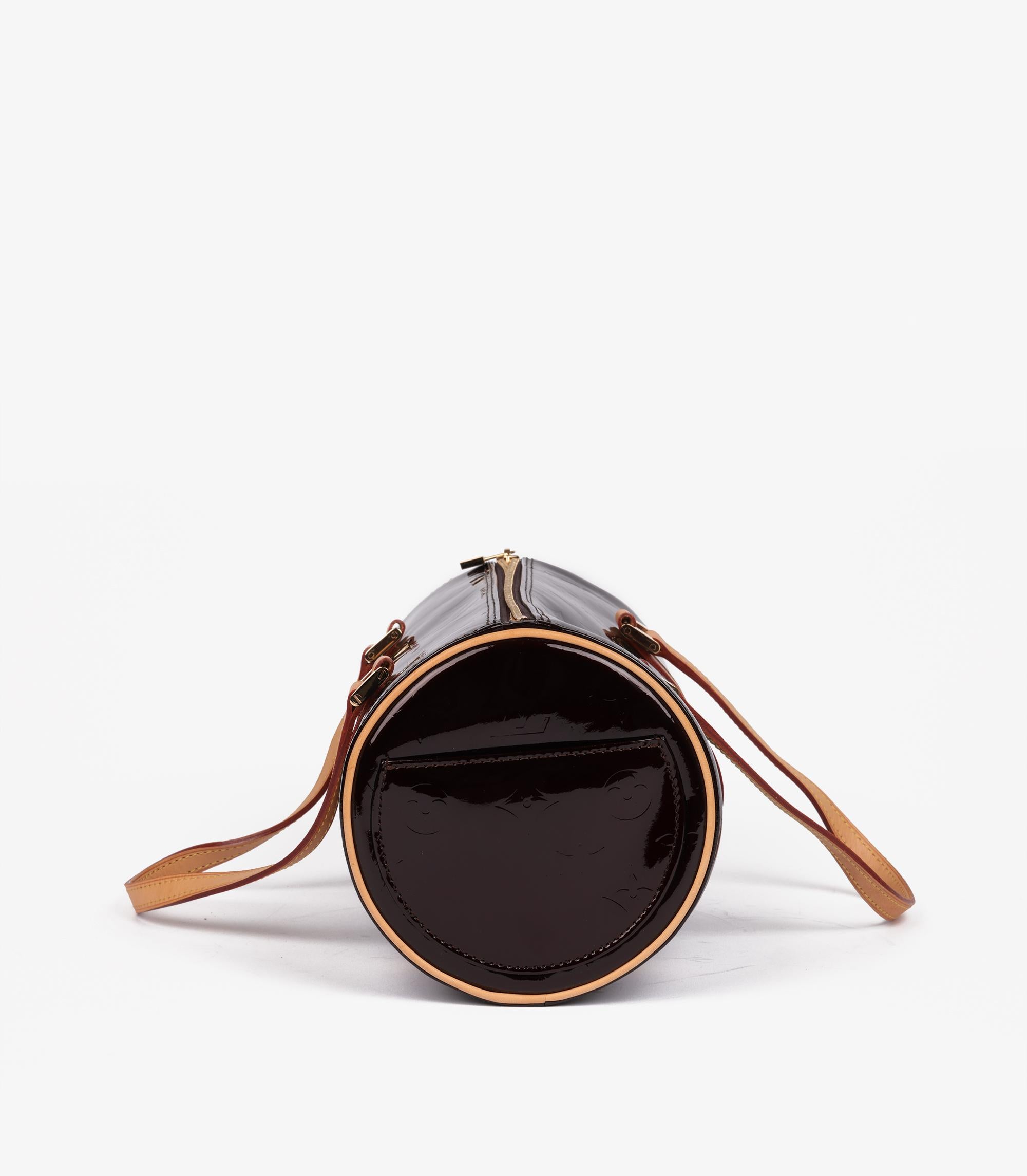Louis Vuitton Amarante Monogram Vernis & Vachetta cuir Bedford en vente 1