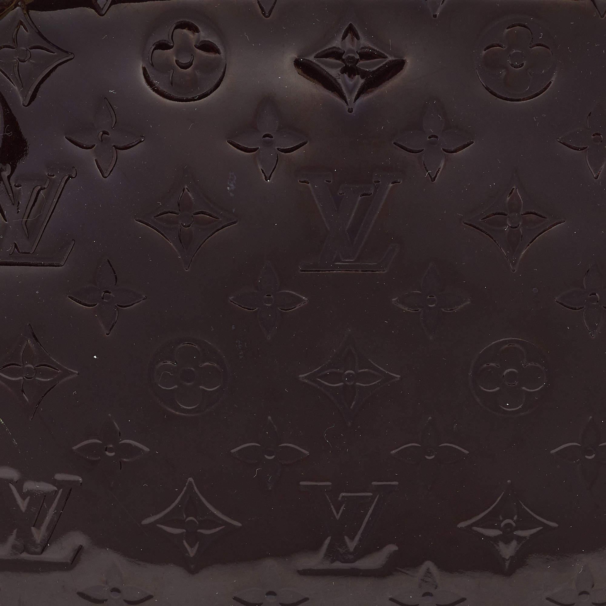 Louis Vuitton Amarante Monogram Vernis Virginia MM Bag 7