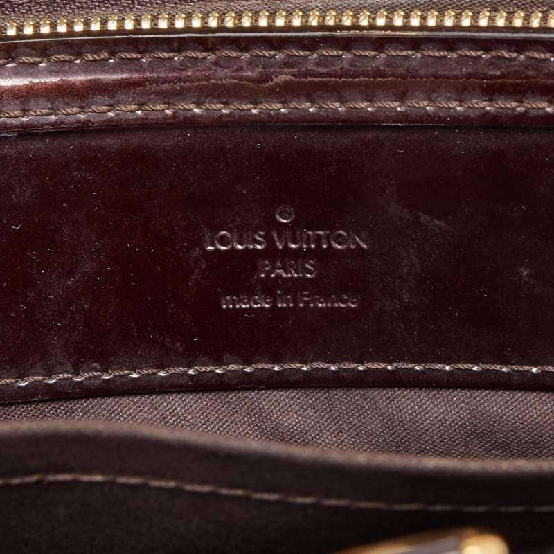 Louis Vuitton Amarante Monogram Vernis Virginia MM Bag 2