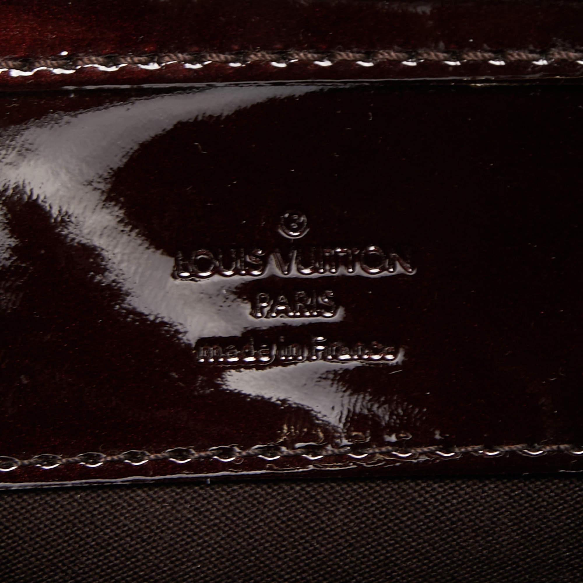 Louis Vuitton Amarante Monogram Vernis Virginia MM Bag 5
