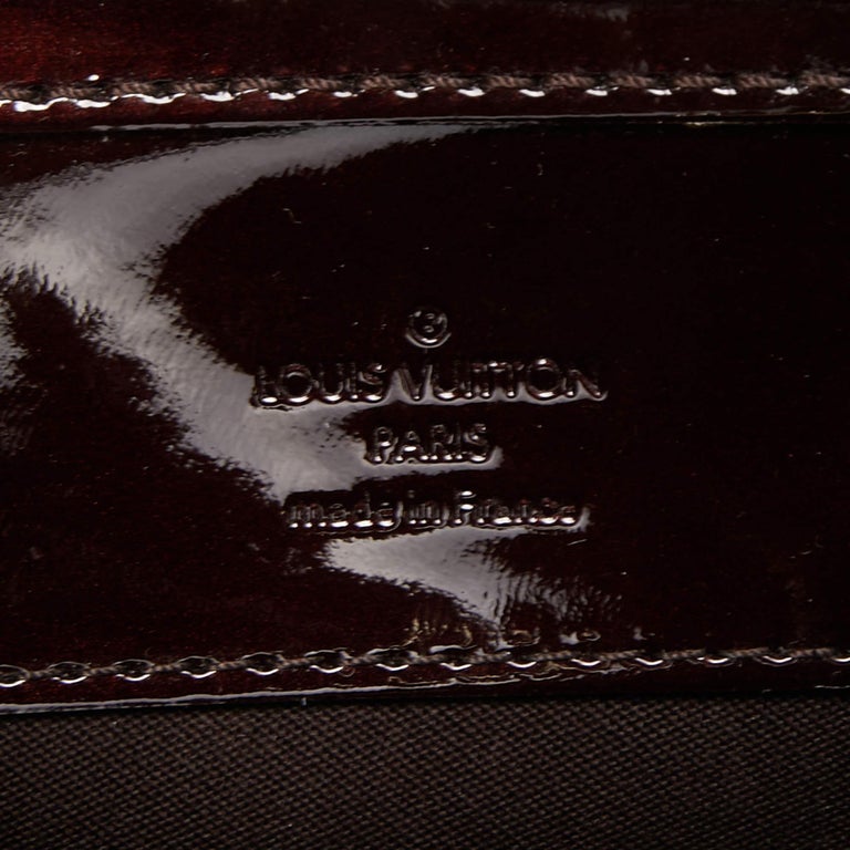 Louis Vuitton Amarante Monogram Vernis Virginia MM Bag Louis Vuitton
