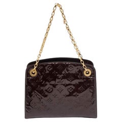 Louis Vuitton Amarante Monogram Vernis Virginia MM Bag