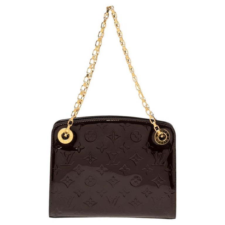 Louis Vuitton Boudoir Lockit Chain Bag, Black, Preowned no Dustbag