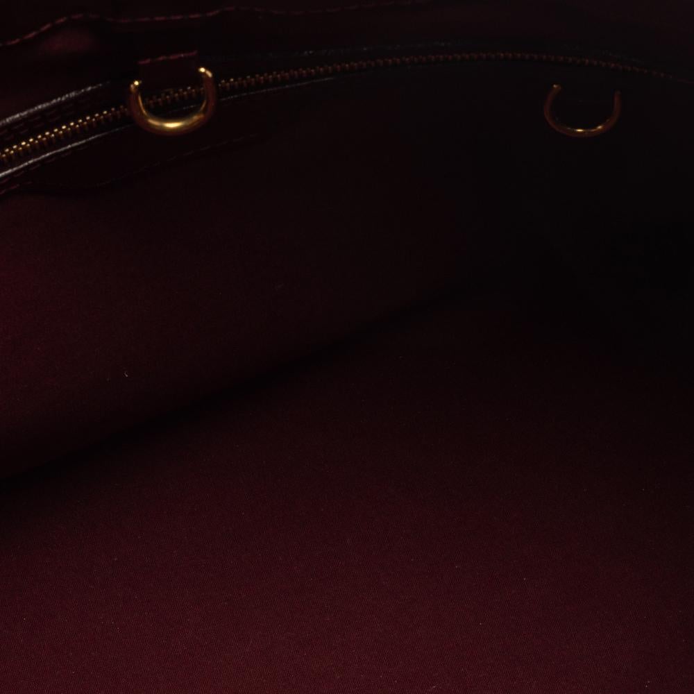 Louis Vuitton Amarante Monogram Vernis Wilshire MM Bag 7