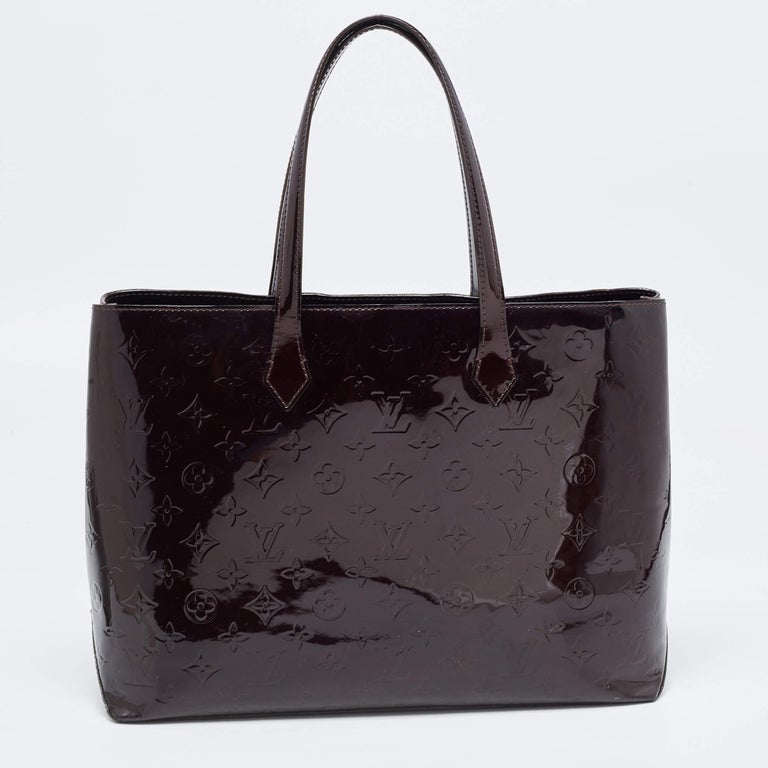 Vintage Alexander McQueen Black Pleated Patent Leather Elvie Tote Bag.