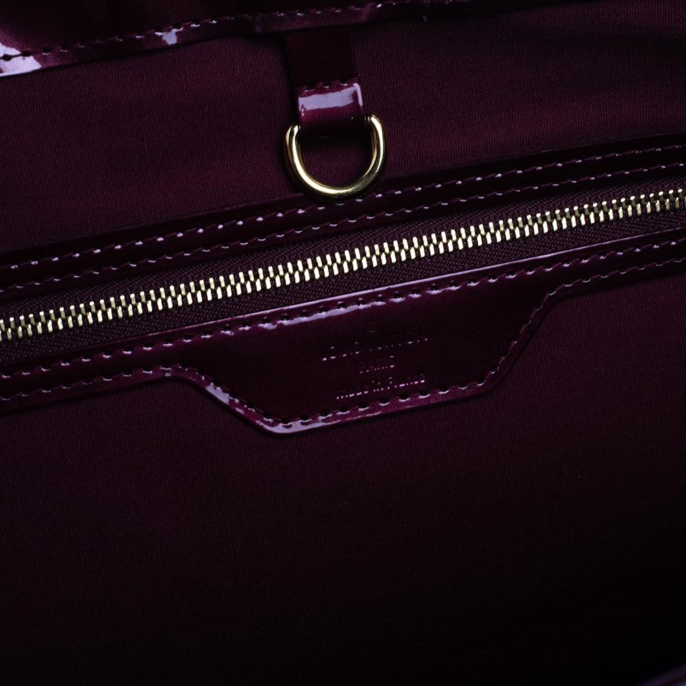 Louis Vuitton Amarante Monogram Vernis Wilshire MM Bag 1