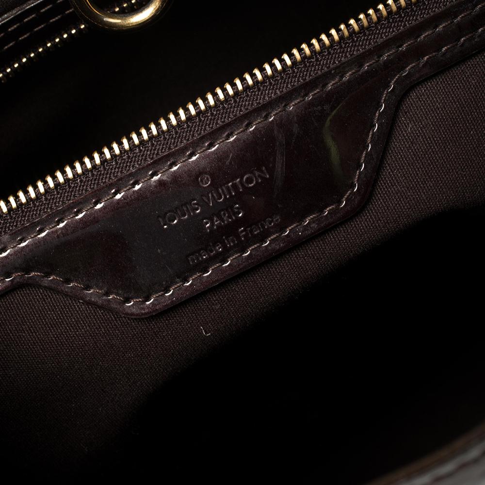 Louis Vuitton Amarante Monogram Vernis Wilshire MM Bag 3
