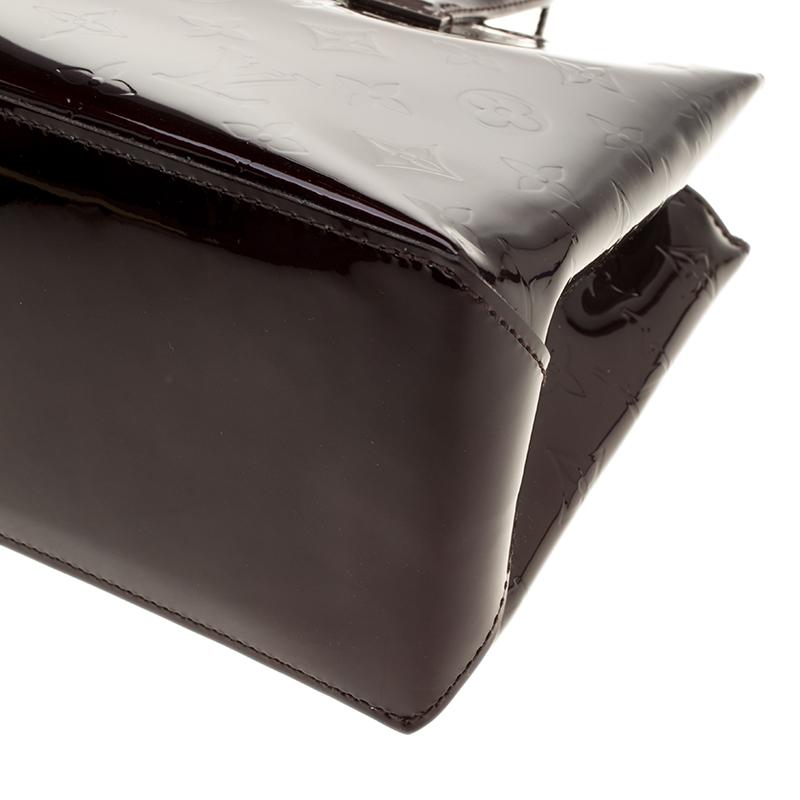 Louis Vuitton Amarante Monogram Vernis Wilshire PM Bag 5