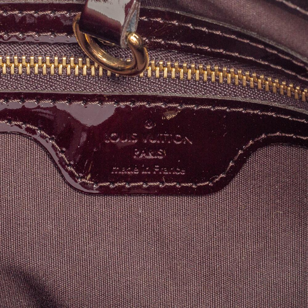 Louis Vuitton Amarante Monogram Vernis Wilshire PM Bag 6