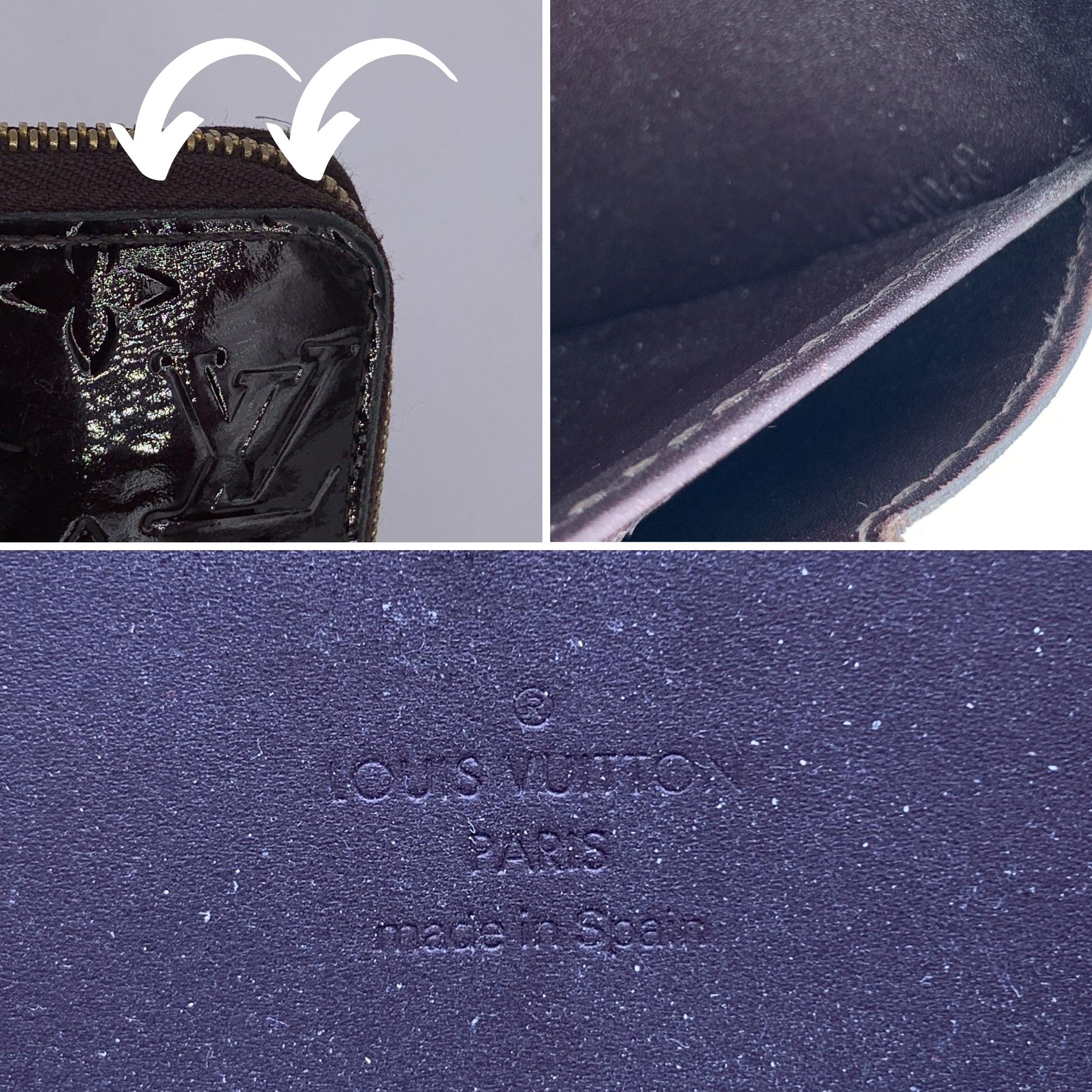 Women's or Men's Louis Vuitton Amarante Monogram Vernis Zippy Long Wallet For Sale