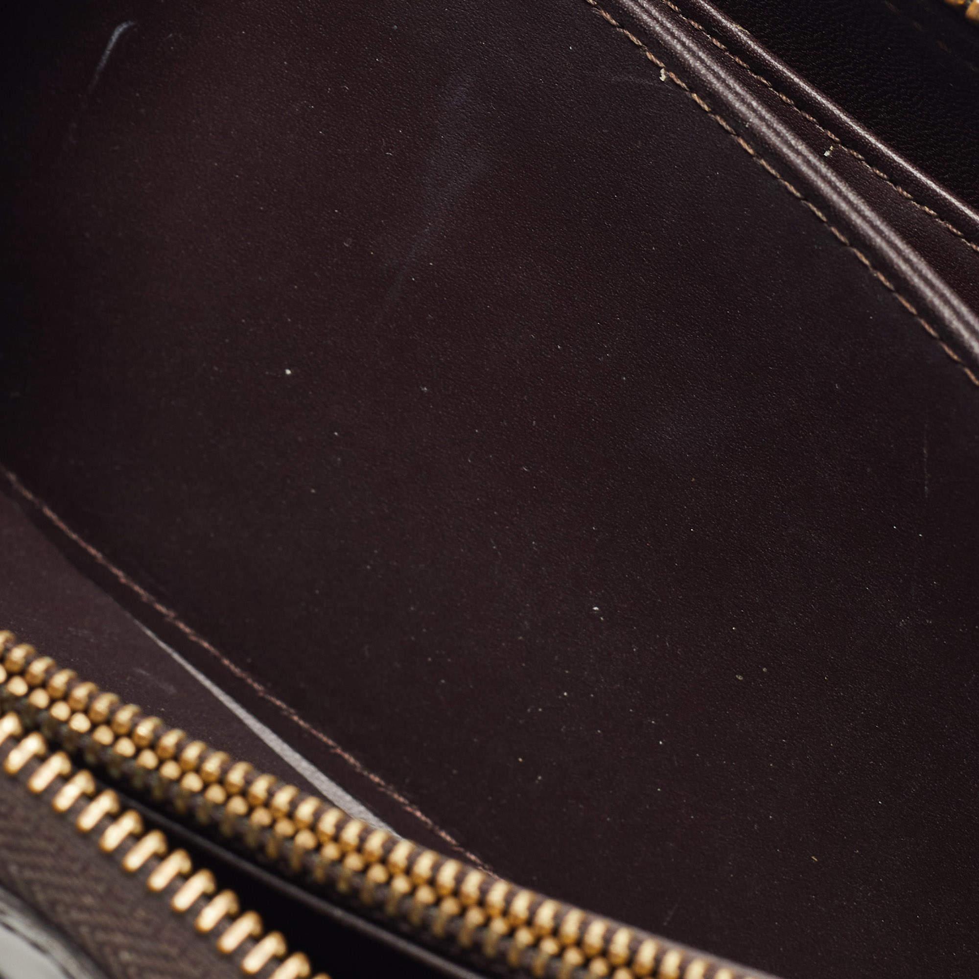 Louis Vuitton Amarante Monogram Vernis Zippy Wallet For Sale 9