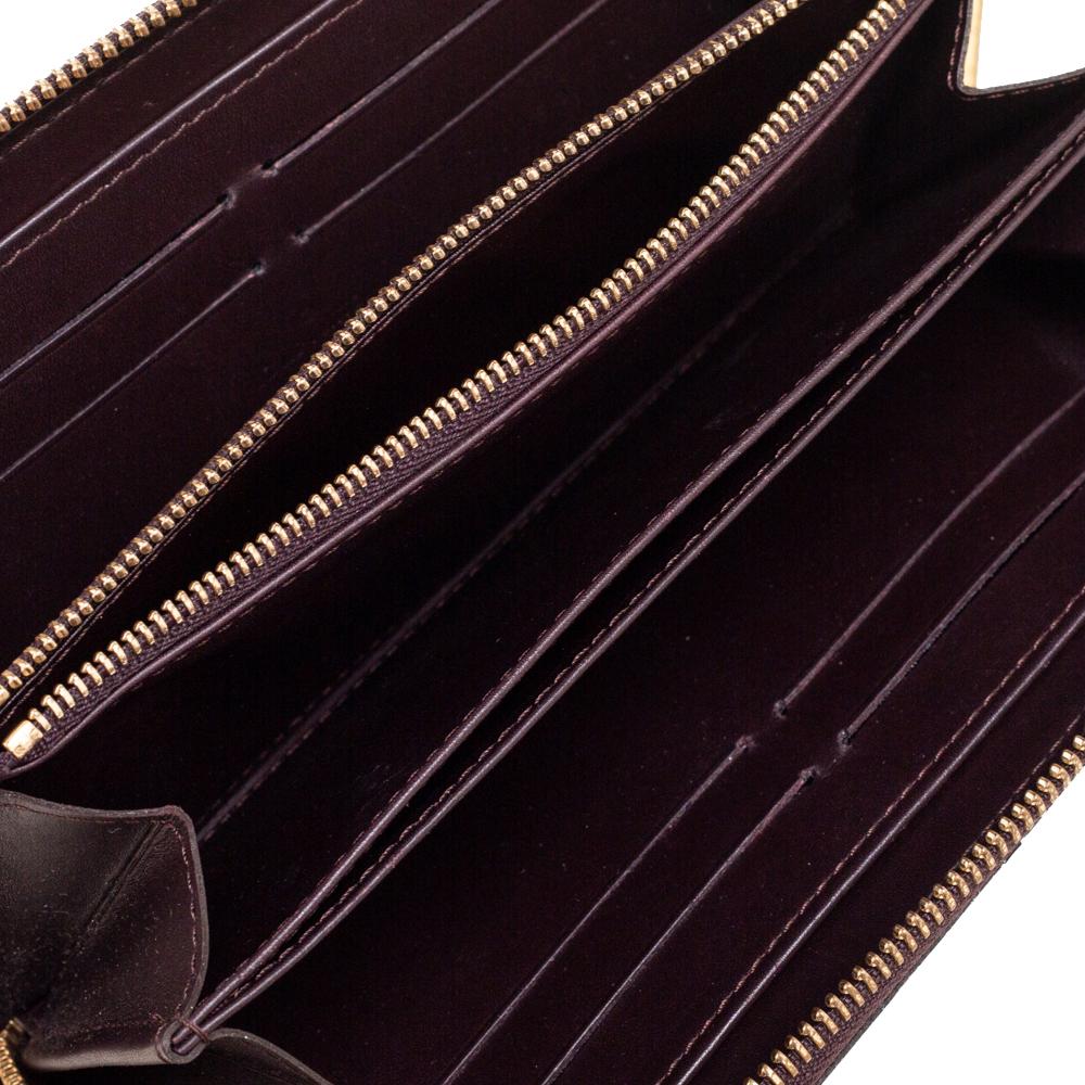Louis Vuitton Amarante Monogram Vernis Zippy Wallet 1