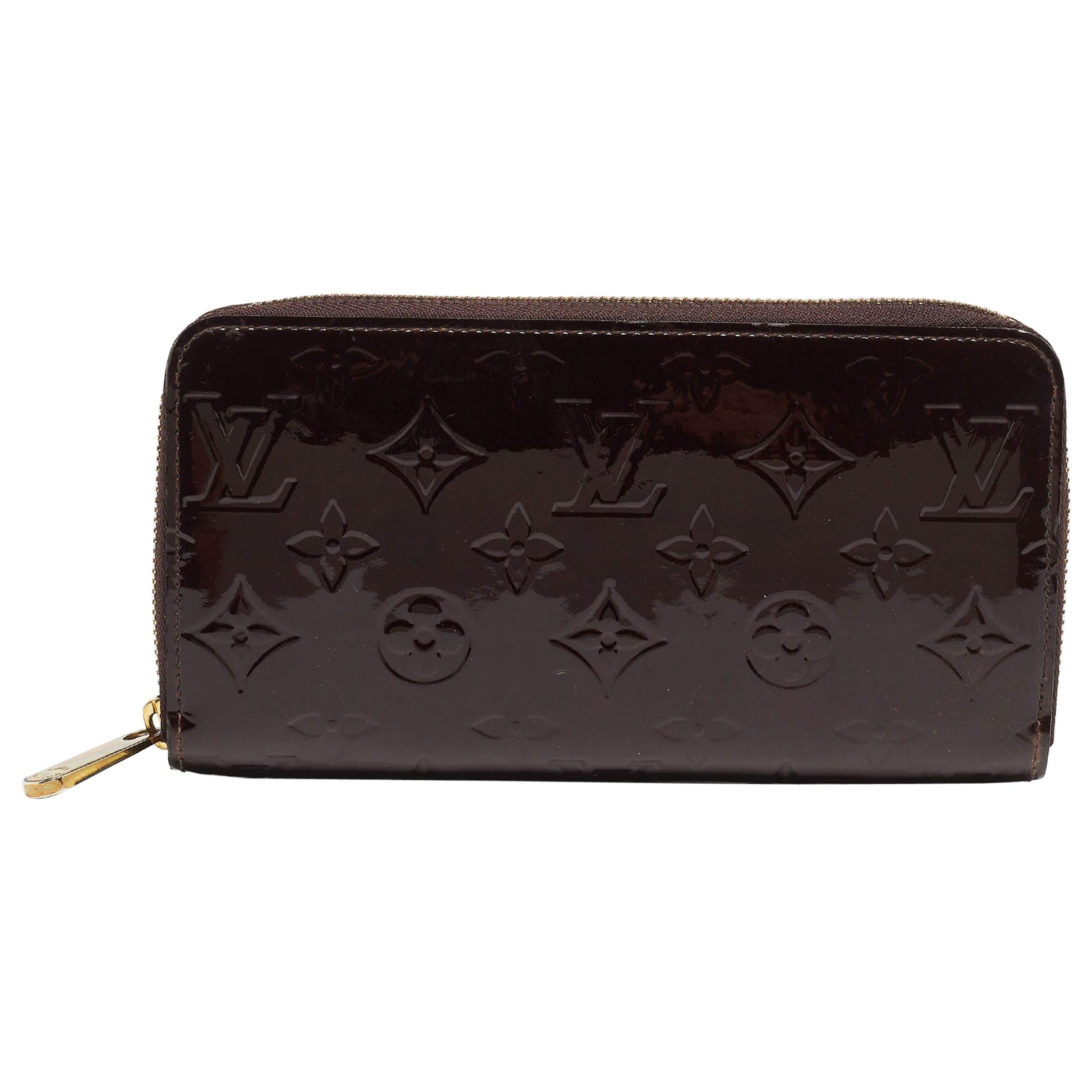 Louis Vuitton Amarante Monogram Vernis Zippy Wallet