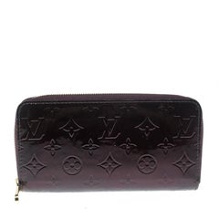 Louis Vuitton Amarante Monogram Vernis Zippy Wallet