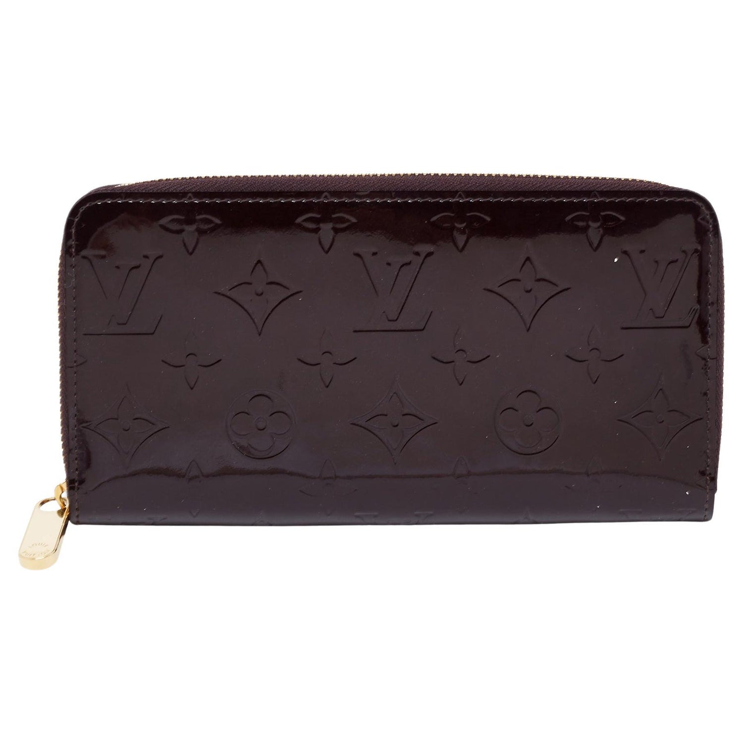 Louis Vuitton Amarante Monogram Vernis Zippy Wallet For Sale at 1stDibs