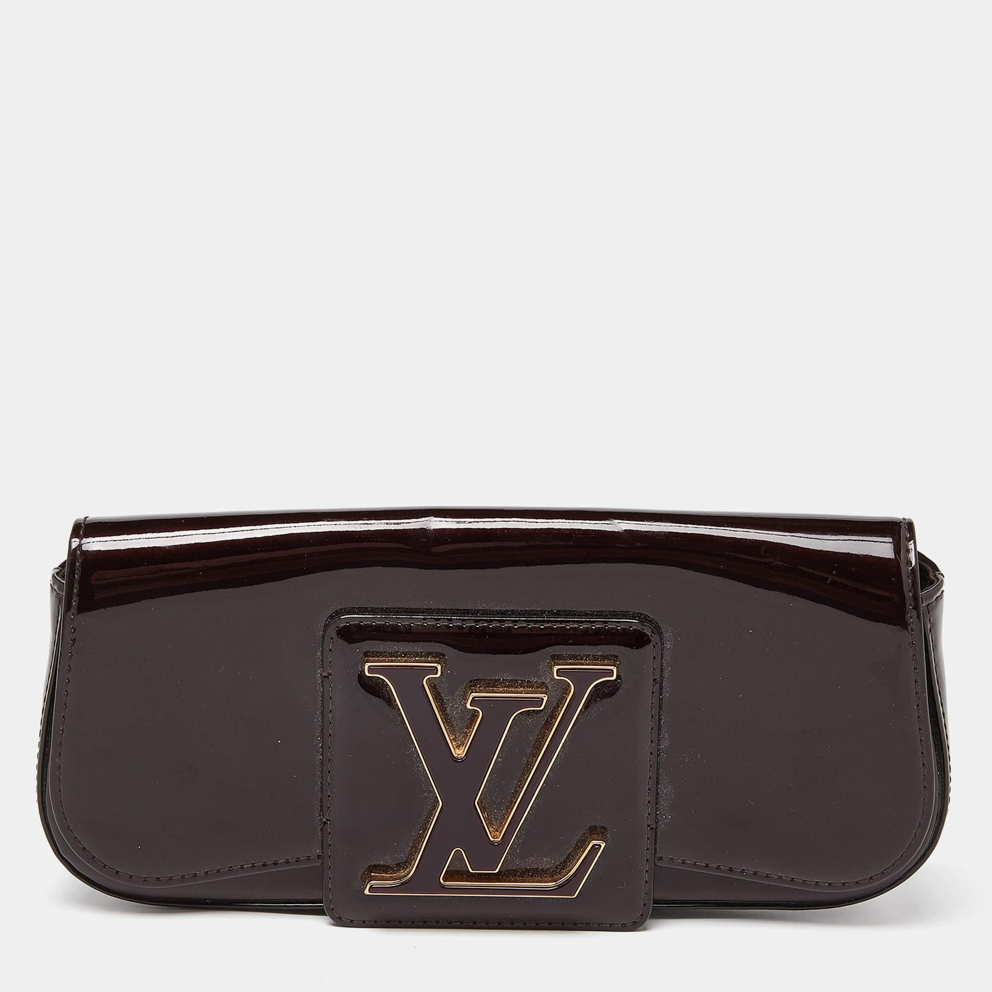Louis Vuitton Amarante Patent Leather Sobe Clutch 7
