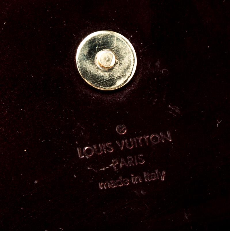 Louis Vuitton Amarante Patent Leather Sobe Clutch 1