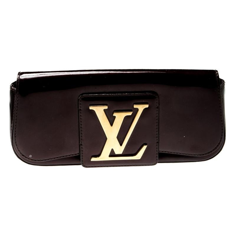 Louis Vuitton Amarante Patent Leather Sobe Clutch