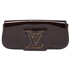 Used Louis Vuitton Amarante Patent Leather Sobe Clutch