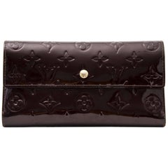 Louis Vuitton Amarante Patent Sarah Wallet