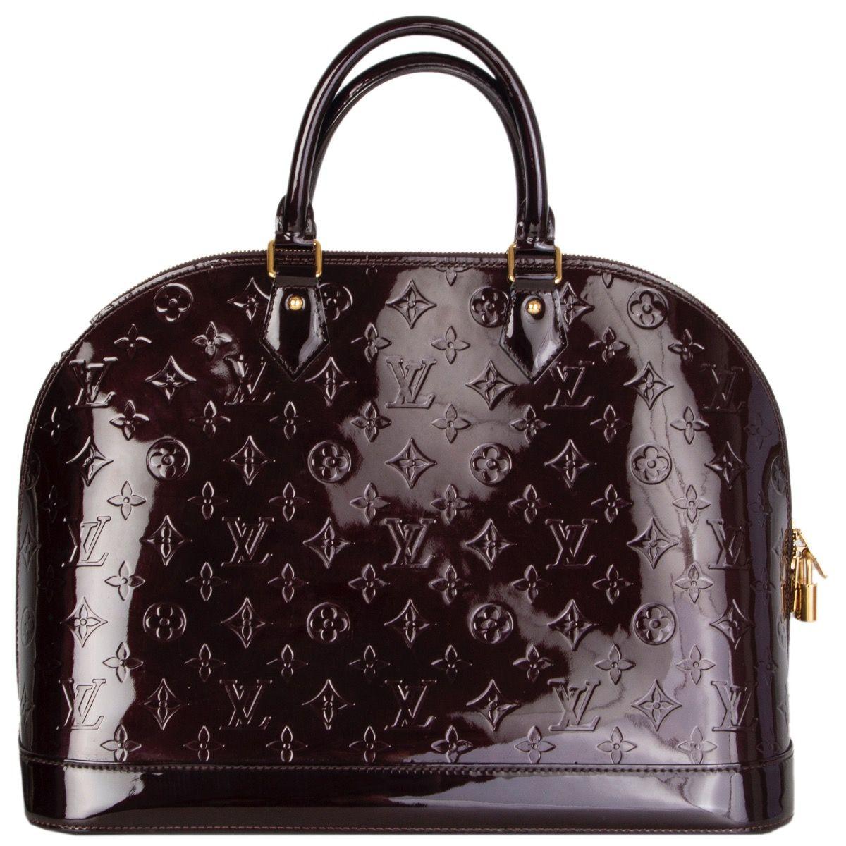 louis vuitton alma black leather