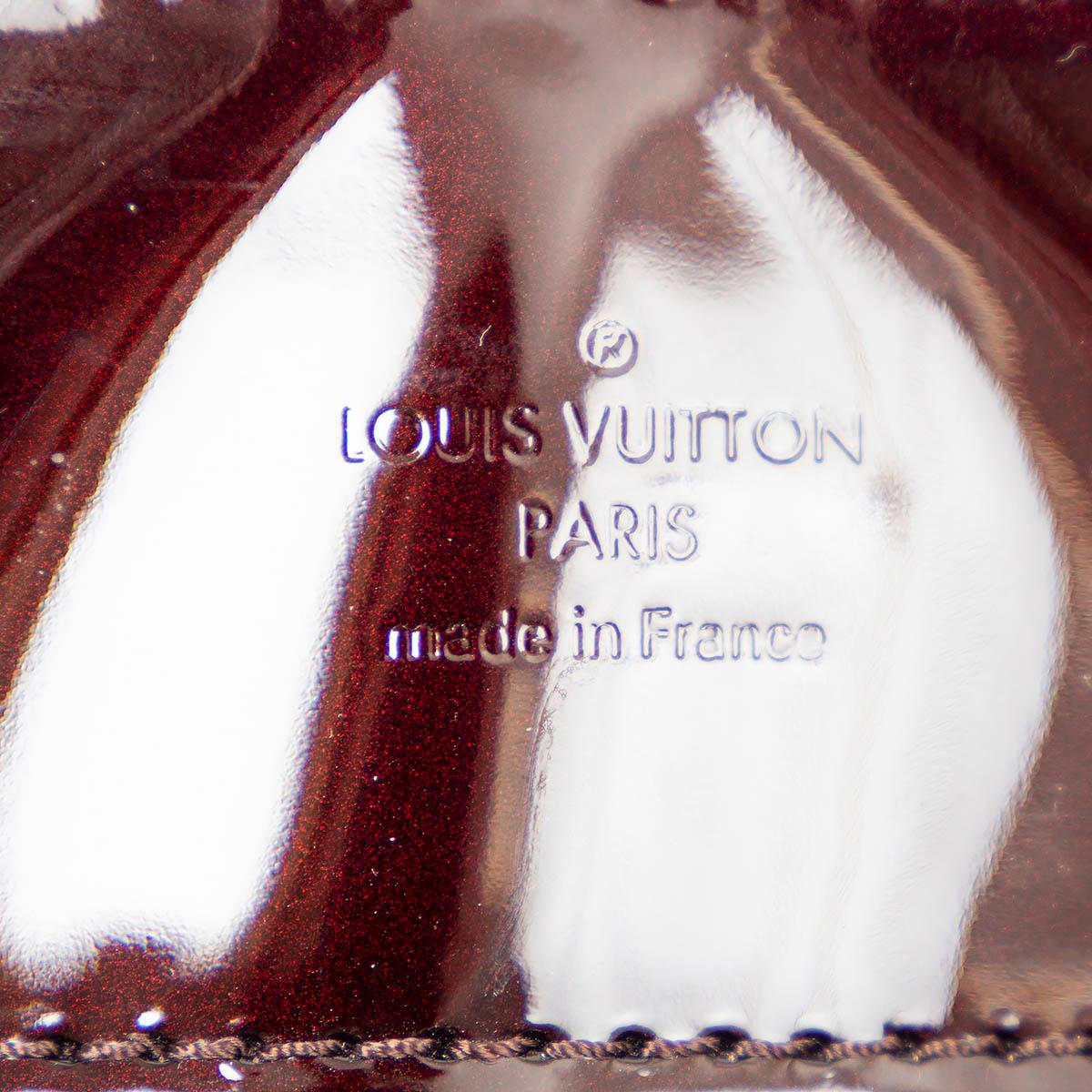 LOUIS VUITTON Amarante purple Monogram Vernis leather MELROSE AVENUE Bag For Sale 1