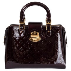 Borsa LOUIS VUITTON Amarante viola Monogram Vernis in pelle MELROSE AVENUE