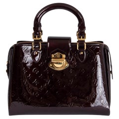 LOUIS VUITTON Sac Amarante violet en cuir Monogram Vernis MELROSE AVENUE