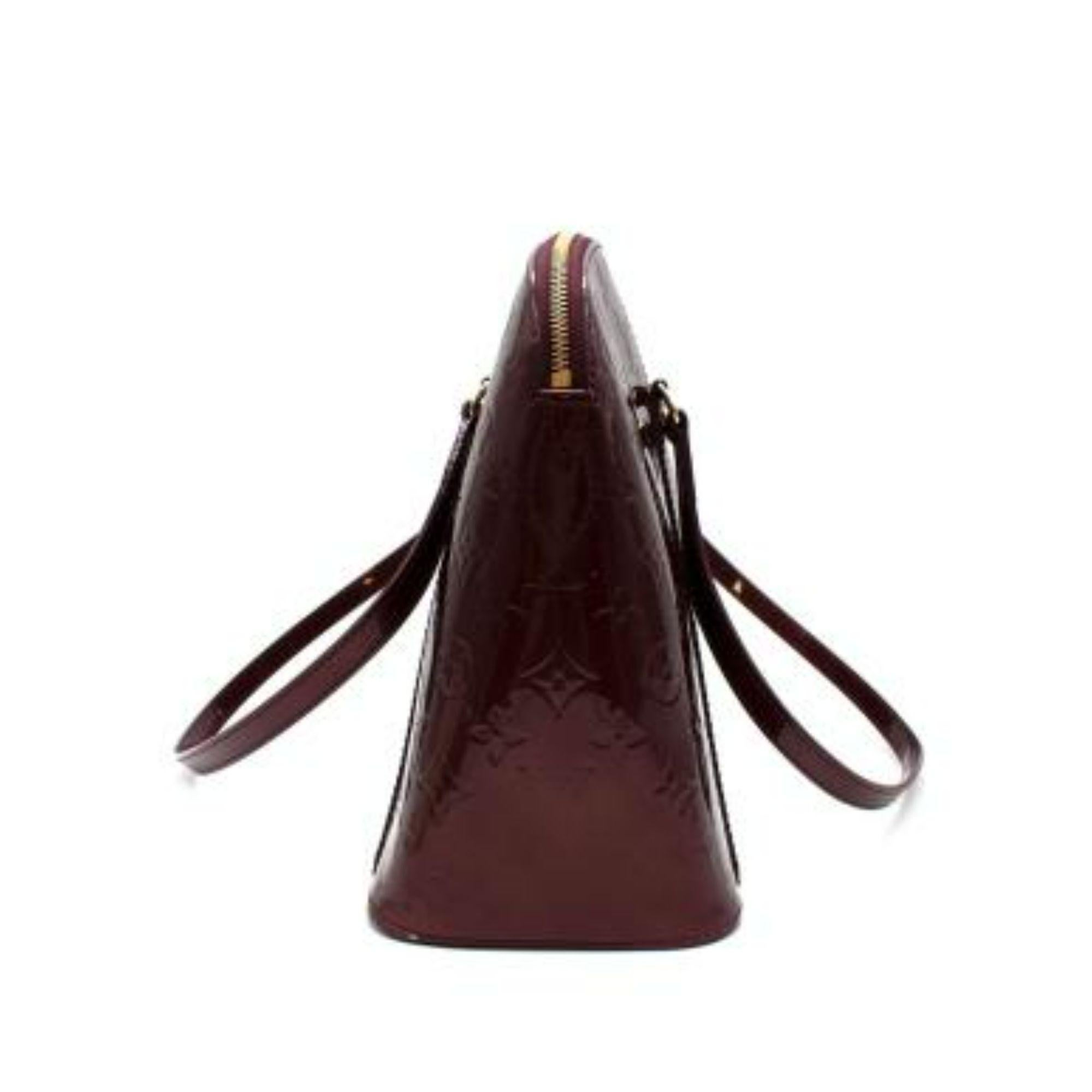 Louis Vuitton Amarante Vernis Avalon PM Bag In Excellent Condition For Sale In London, GB