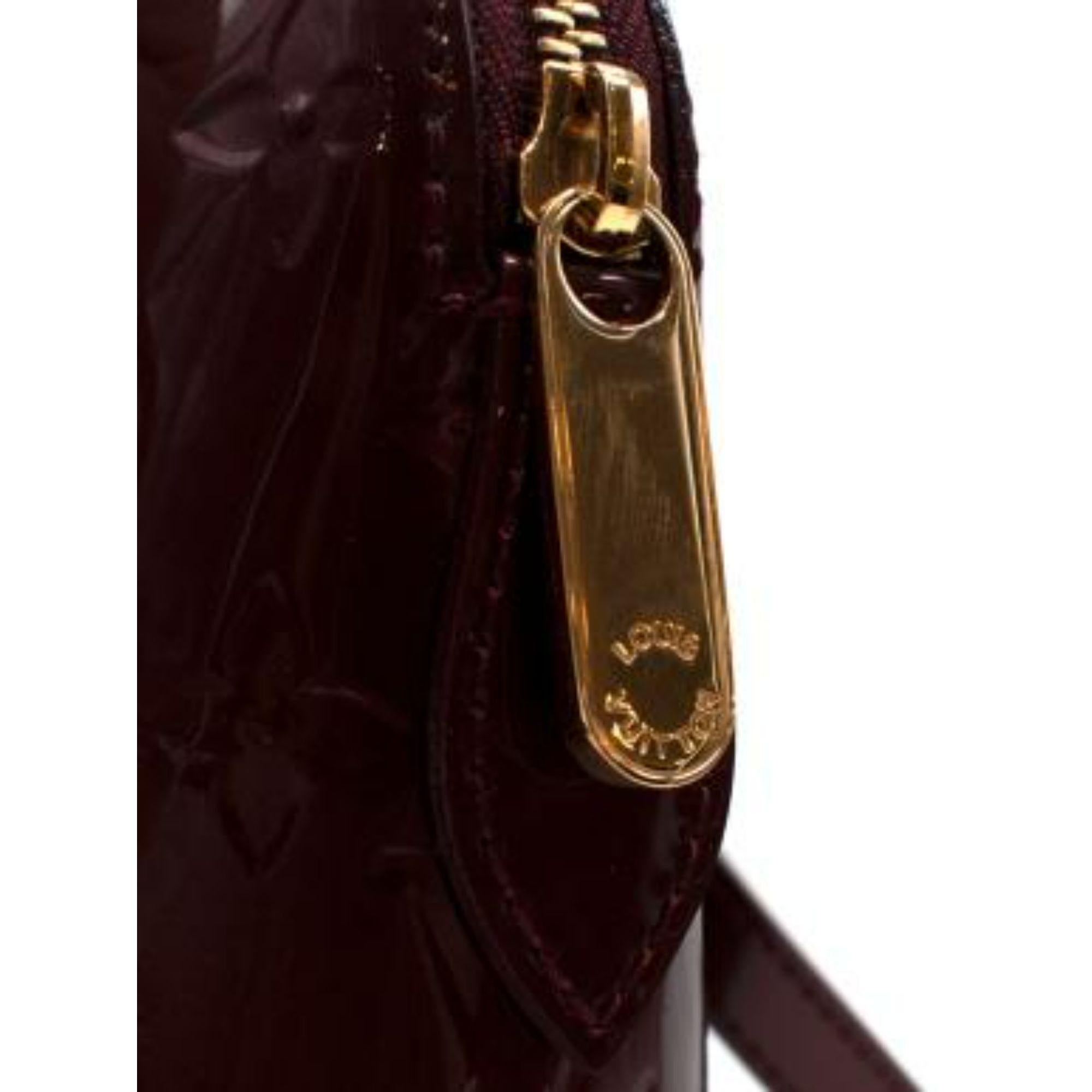 Louis Vuitton Amarante Vernis Avalon PM Bag For Sale 2