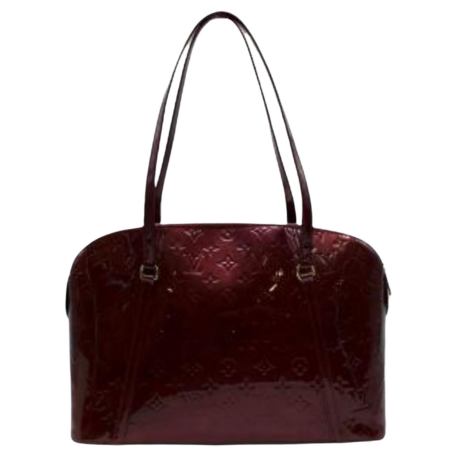 Louis Vuitton Amarante Vernis Avalon PM Bag For Sale