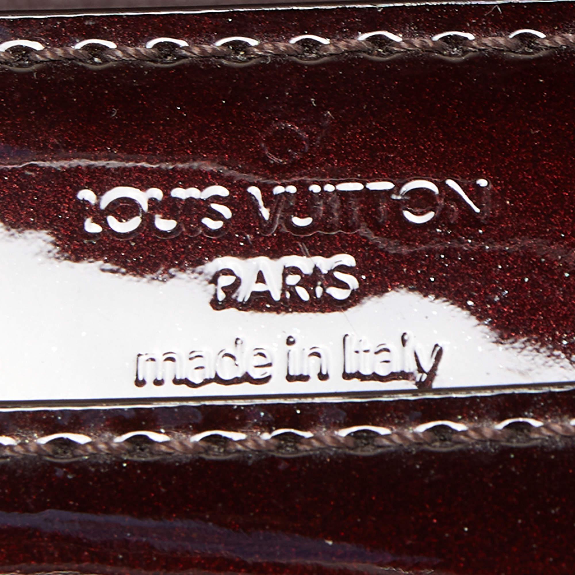 Louis Vuitton Amarante Vernis Chain Louise GM Bag 11