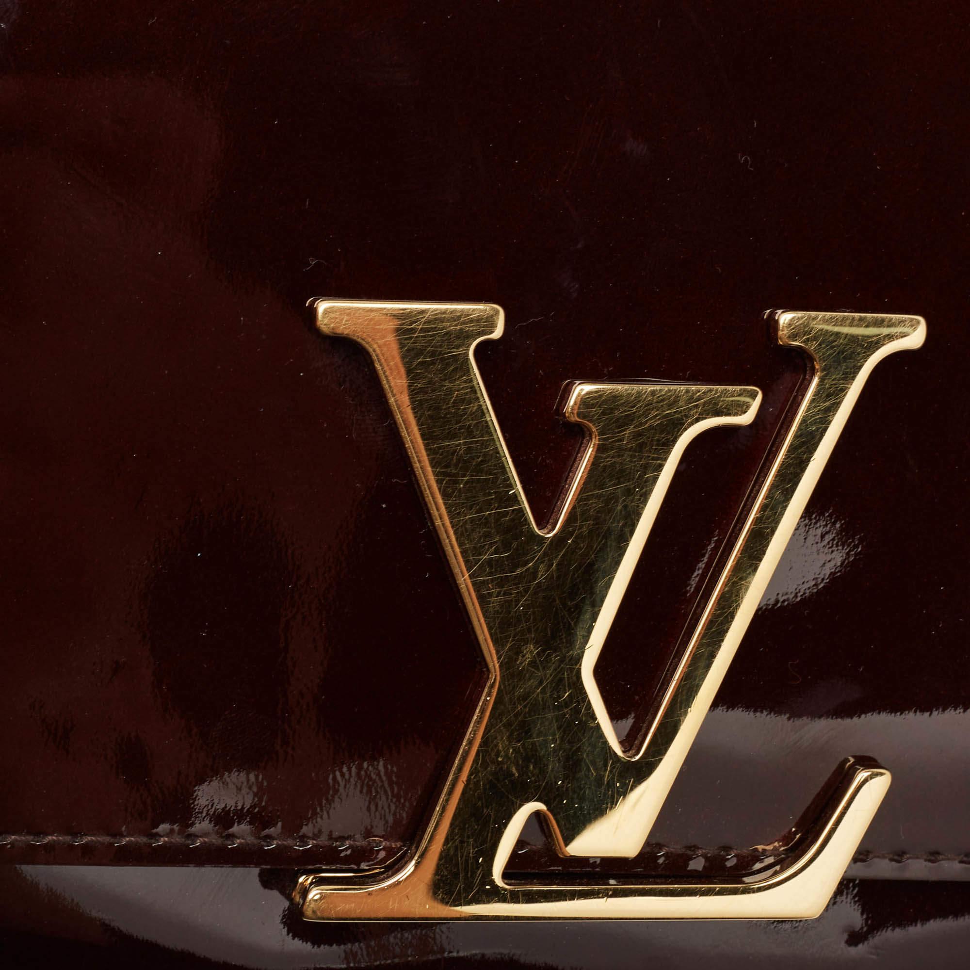 Louis Vuitton Amarante Vernis Chain Louise GM Bag 1