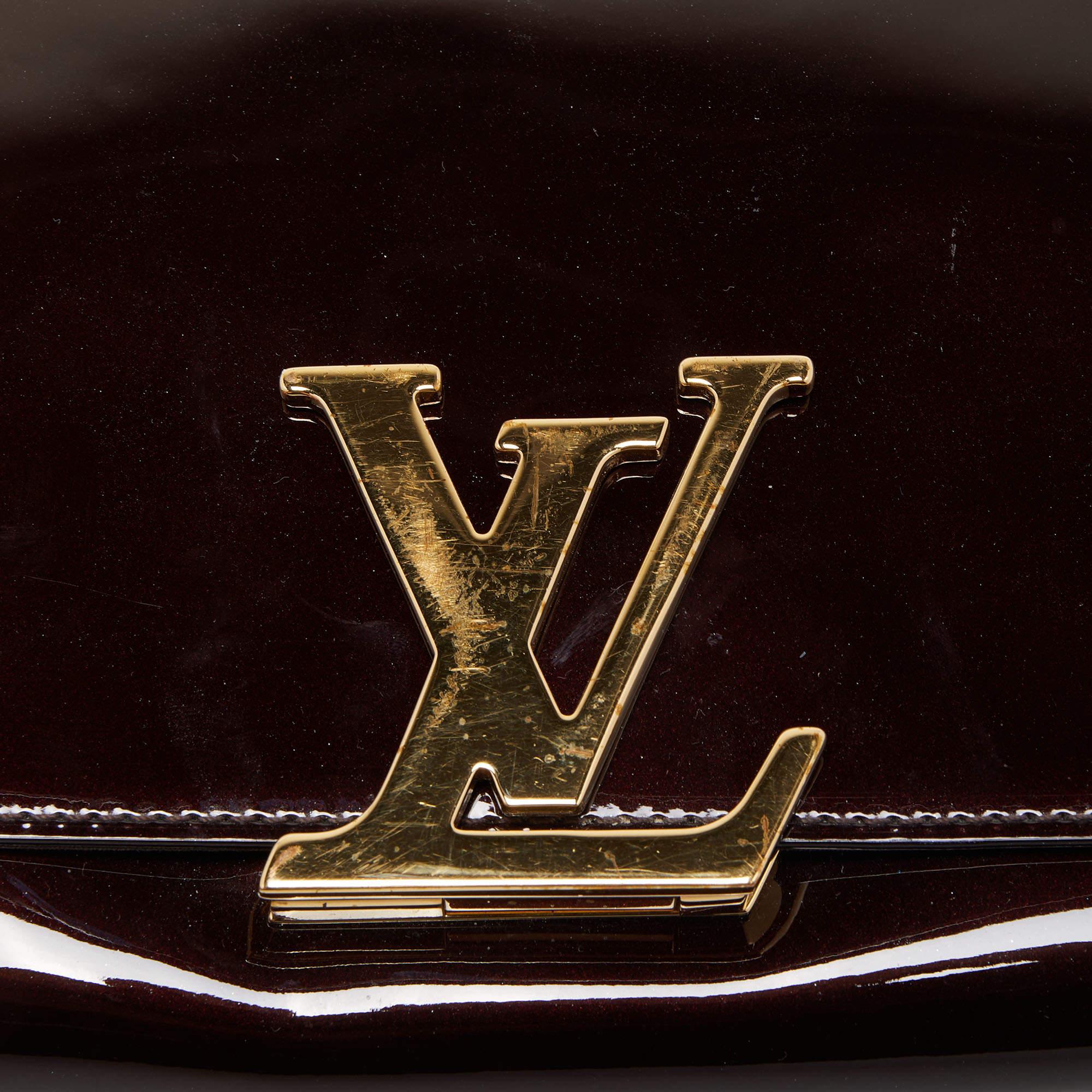 Louis Vuitton Amarante Vernis Chain Louise GM Bag 3