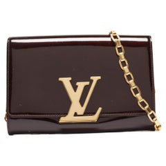Used Louis Vuitton Amarante Vernis Chain Louise GM Bag