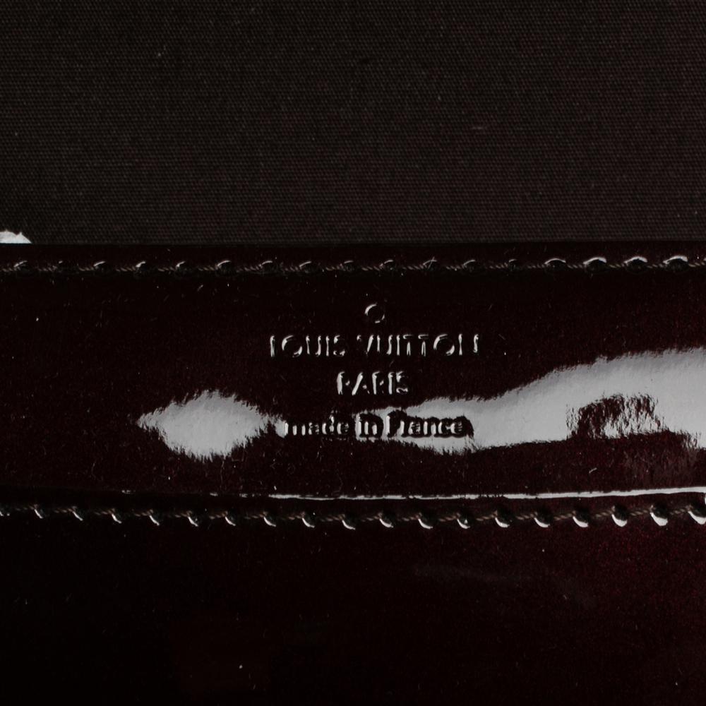 Women's Louis Vuitton Amarante Vernis Leather Chain Louise GM Bag