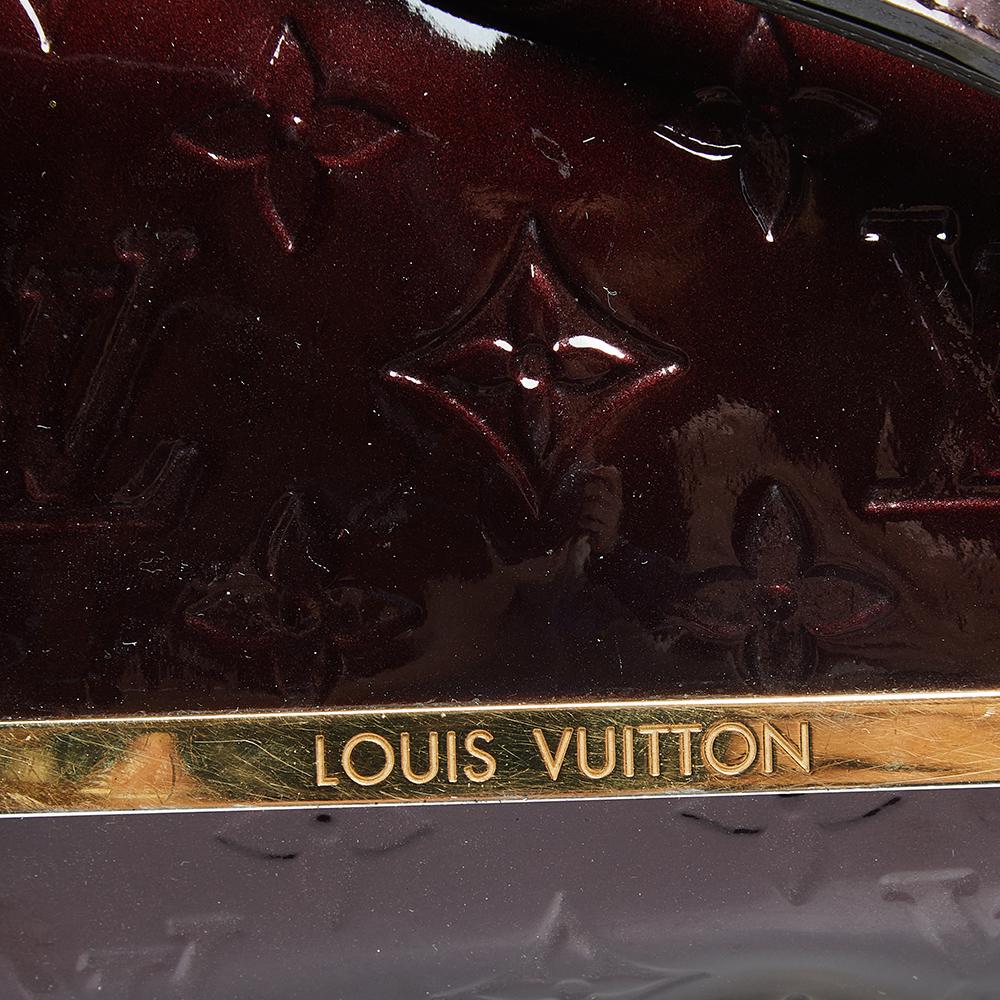 Louis Vuitton Amarante Vernis Leather Rossmore PM Bag 6