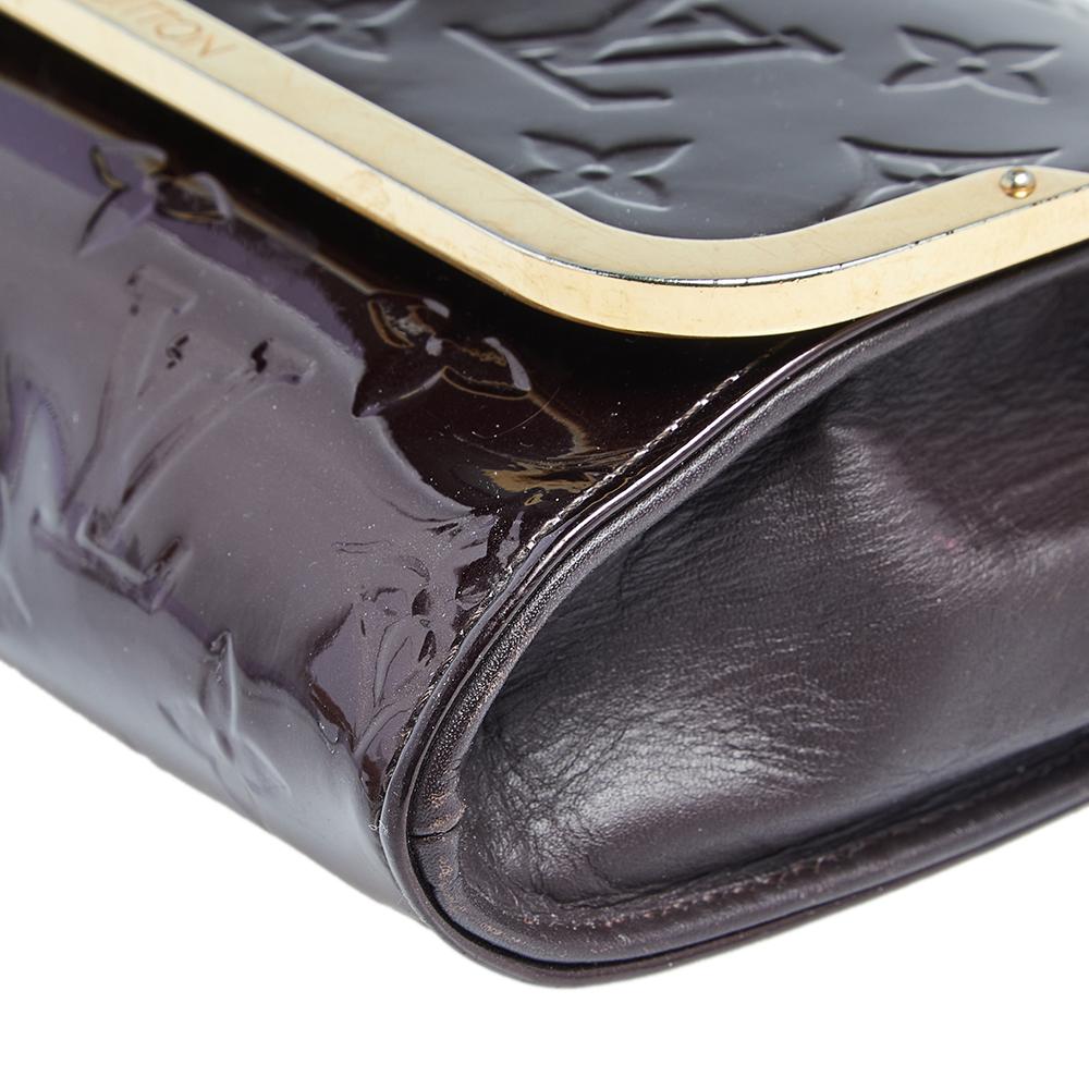 Louis Vuitton Amarante Vernis Leather Rossmore PM Bag 2