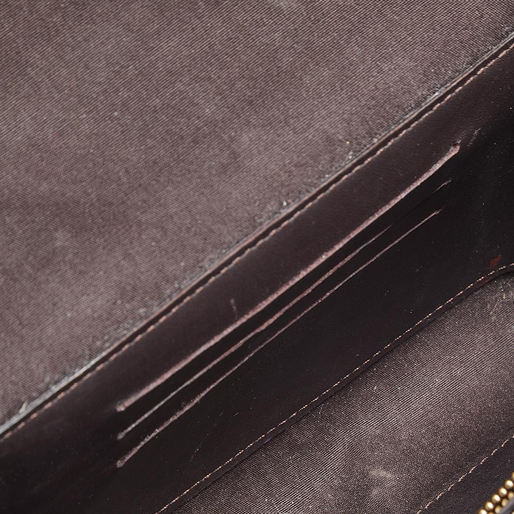 Louis Vuitton Amarante Vernis Leather Rossmore PM Bag 4