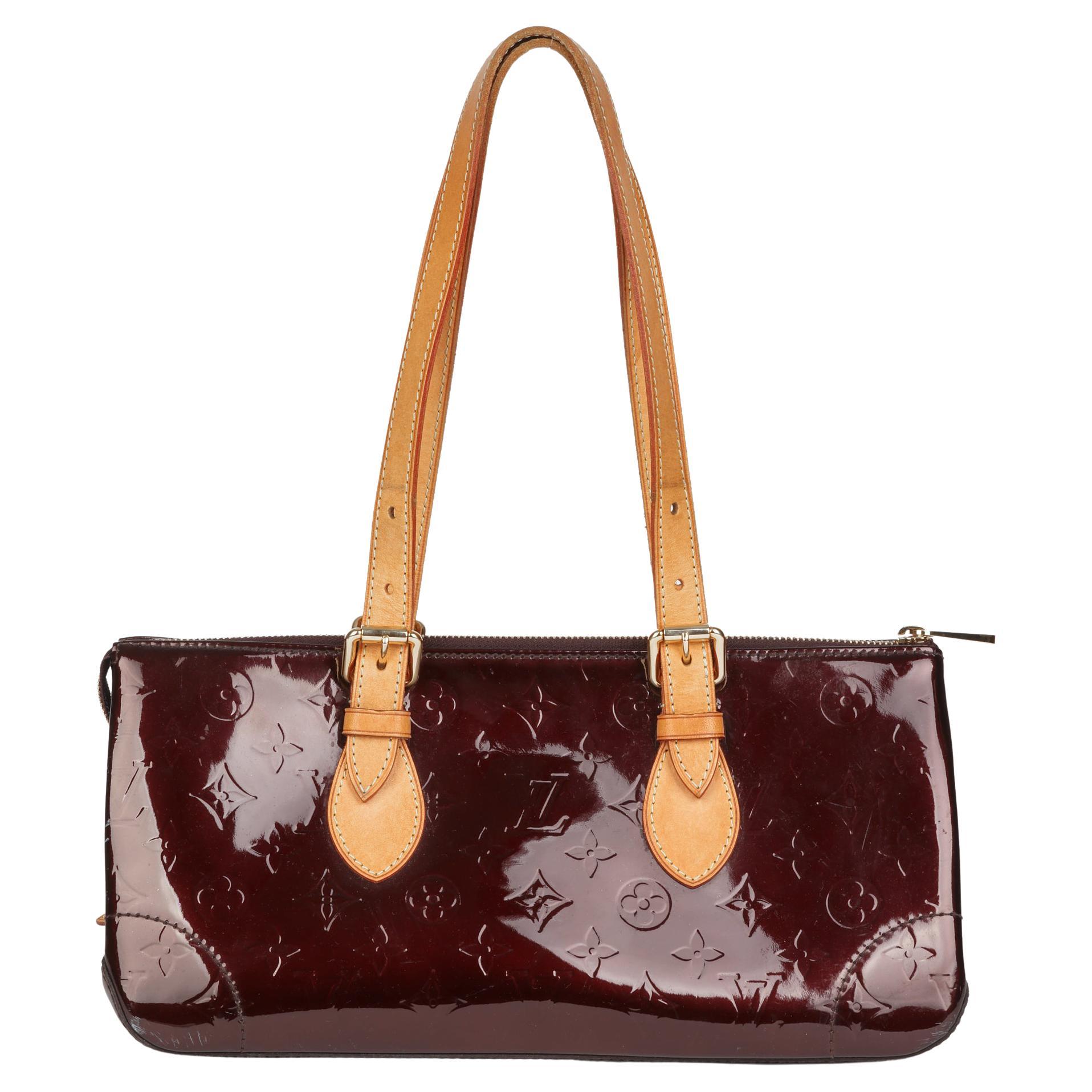 Louis Vuitton Pre-owned Monogram Vernis Rosewood Avenue Shoulder Bag - Purple