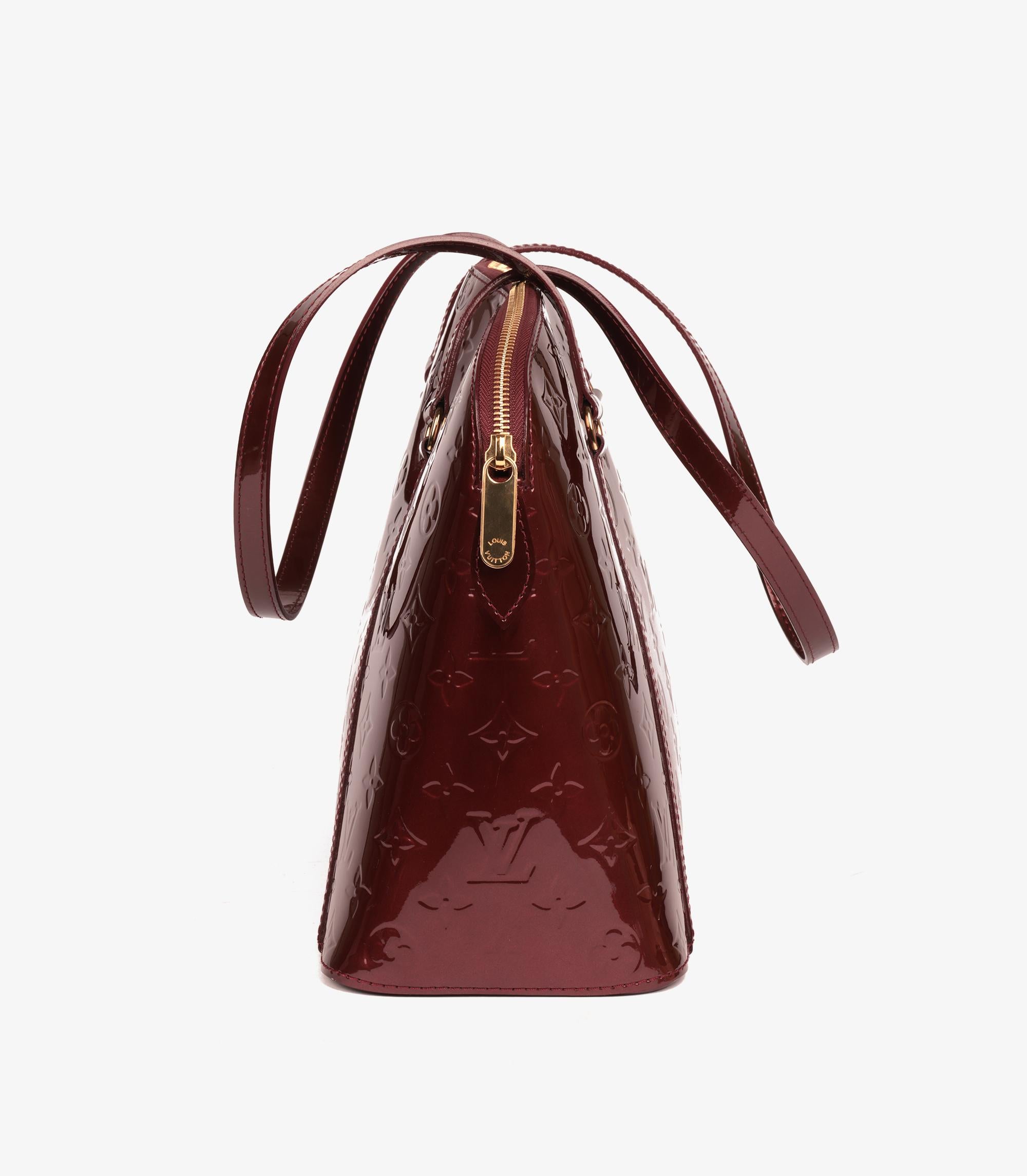 Louis Vuitton Amarante Vernis Leather Vintage Avalon PM 1