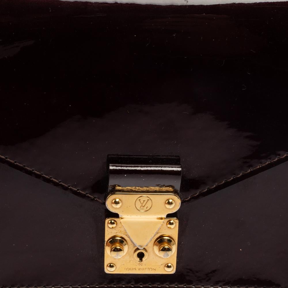 Louis Vuitton Amarante Vernis Monceau BB Bag 3