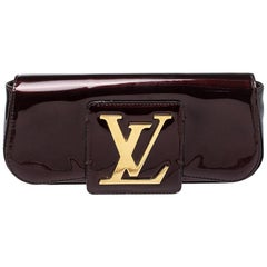 Louis Vuitton Black Vernis Pochette SoBe Clutch Bag - Yoogi's Closet