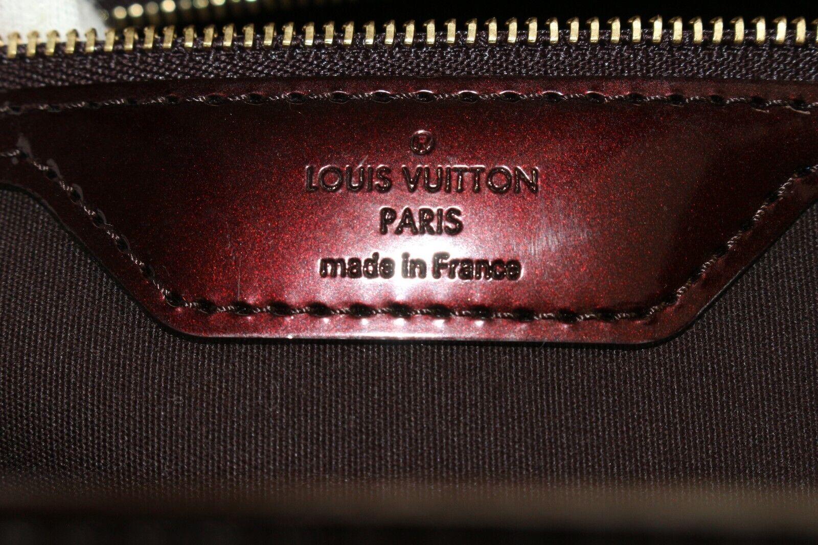 Louis Vuitton Amarante Vernis Tote 5LK1226K For Sale 9