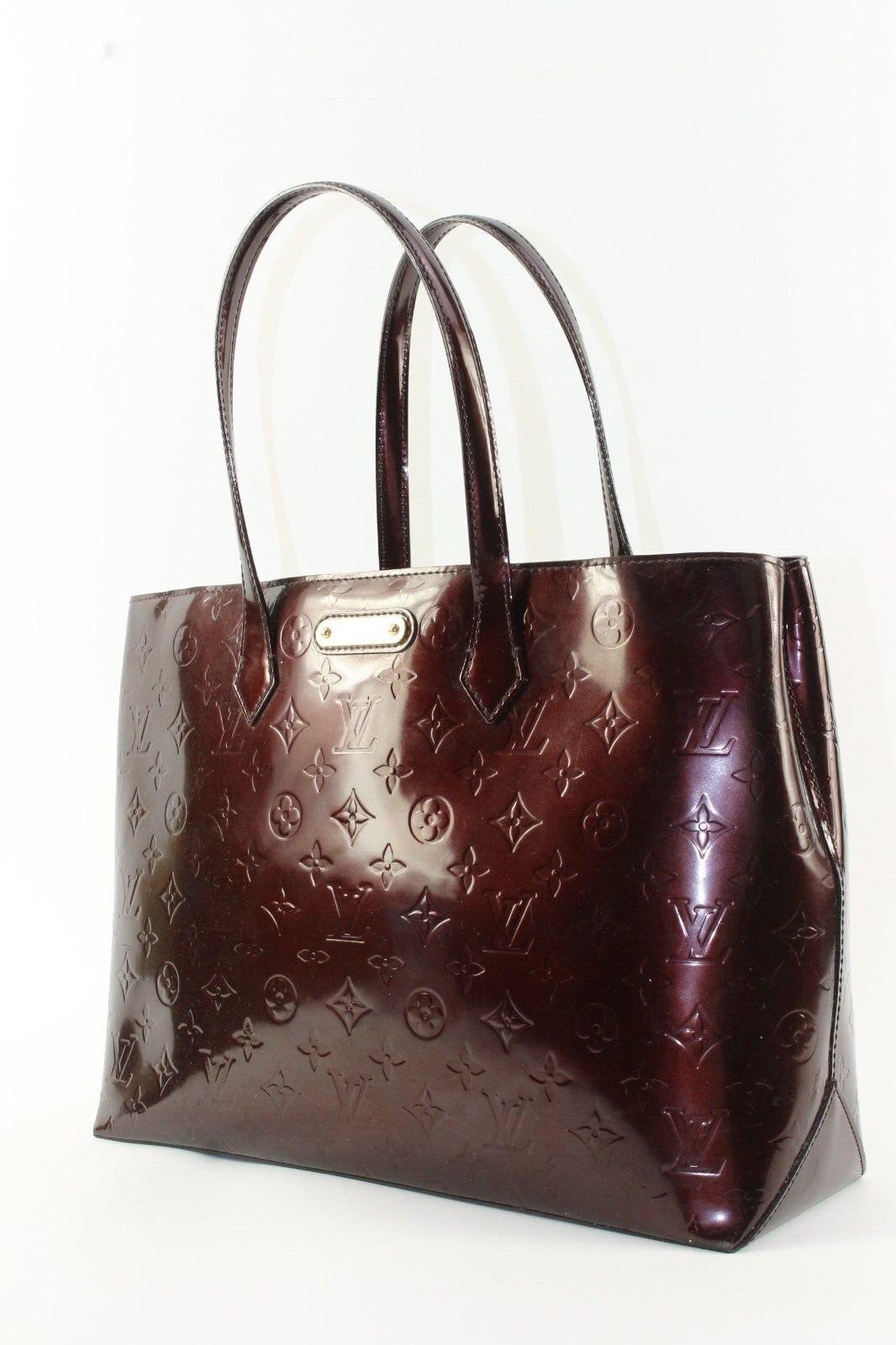 Louis Vuitton Amarante Vernis Tote 5LK1226K In Good Condition For Sale In Dix hills, NY