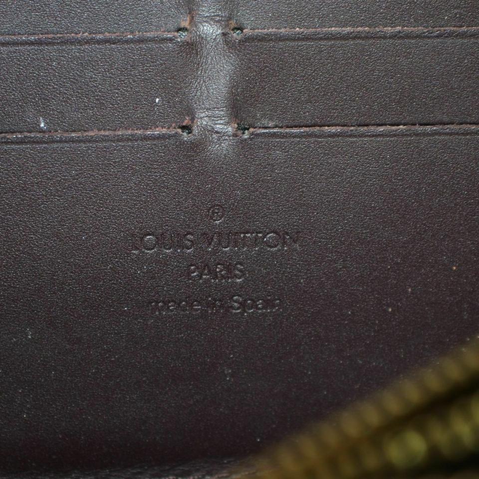 Louis Vuitton Amarante Vernis Zippy Wallet Long Zip Around 861284 In Good Condition In Dix hills, NY