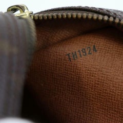 Louis Vuitton Amazon Monogram 870443 Brown Coated Canvas Cross Body Bag